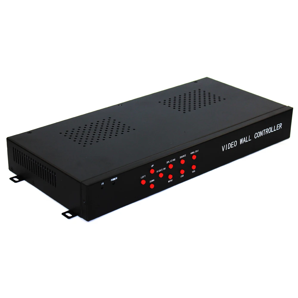 Настенный видеоконтроллер ISEEVY 2x3 3x2 HDMI DVI VGA USB видеопроцессор для 6 ТВ сращивания
