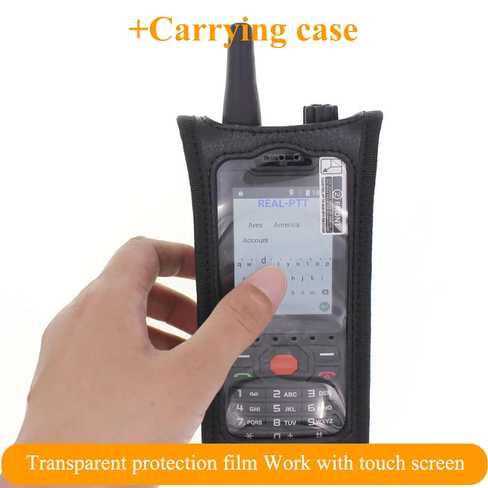 add teach screen F22 обновленная версия 4G LTE сеть радио Zello PTT рация телефон F25 G25 две sim-карты gps SOS функция радио - Цвет: add teach screen