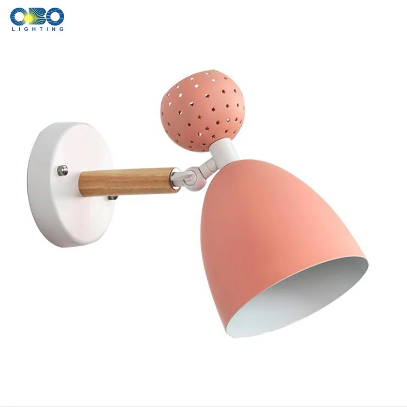 Современный настенный светильник красочный Макарон несколько направления
