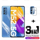 Гидрогелевая пленка 3 в 1 для Samsung Galaxy M52 5G HD Передняя + задняя защита для экрана для Galaxy M 52 52M 6,7 ''Защитная пленка для объектива