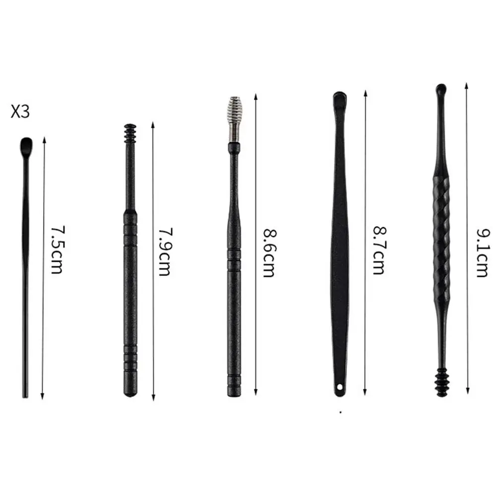 7 шт. инструмент для удаления ушного воска из нержавеющей стали | Красота и