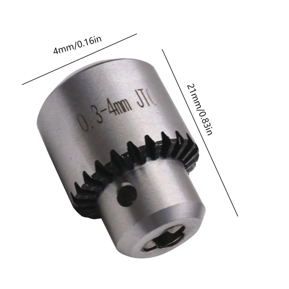 

Mini Drill Chuck Micro 0.3-4Mm Jto Taper Mounted Drill Chuck And Wrench W/ Chuck Key Lathe Accessories