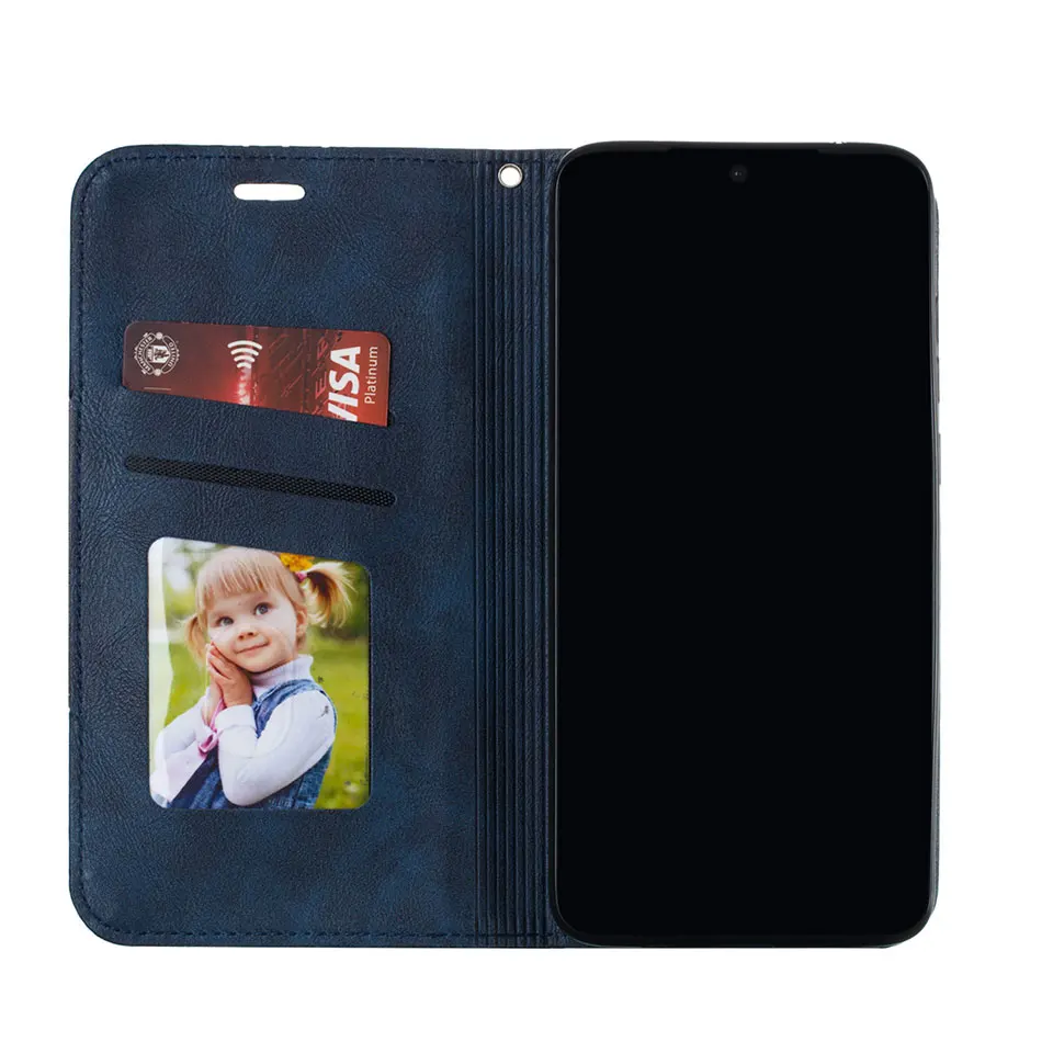 Роскошный кожаный чехол-книжка для Xio mi Red Note 8 7 6 Pro 8A K20 бумажник с подставкой карт