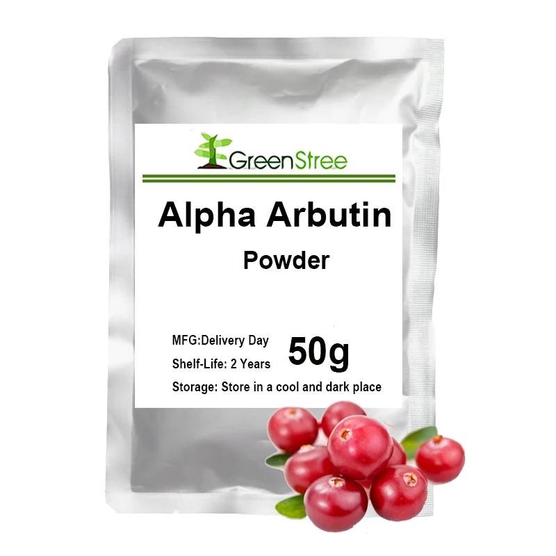Лидер продаж порошок Альфа арбутина Отбеливающее косметическое сырье для кожи |