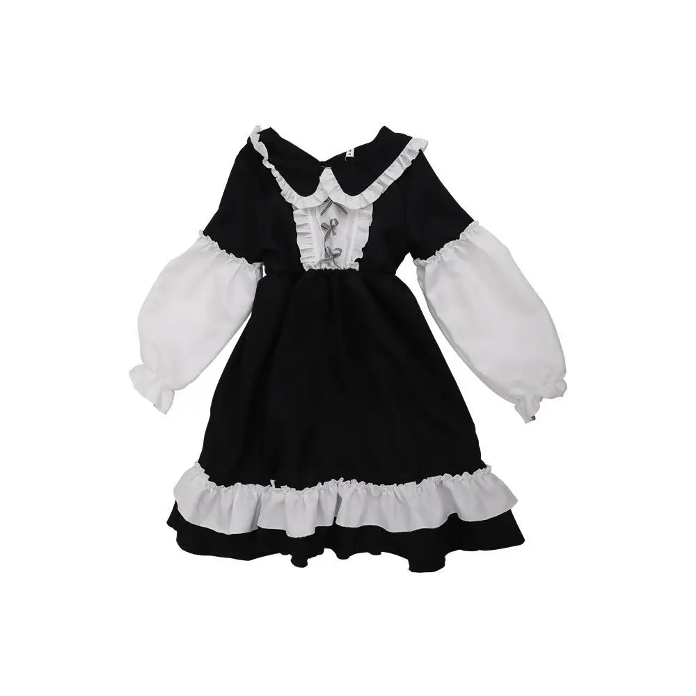 

Lolita Dress Summer Kawaii Girl Maid Loose Japanese Girl Lolita Vintage Gothic Style Dress Women Victorian Sweet Dress