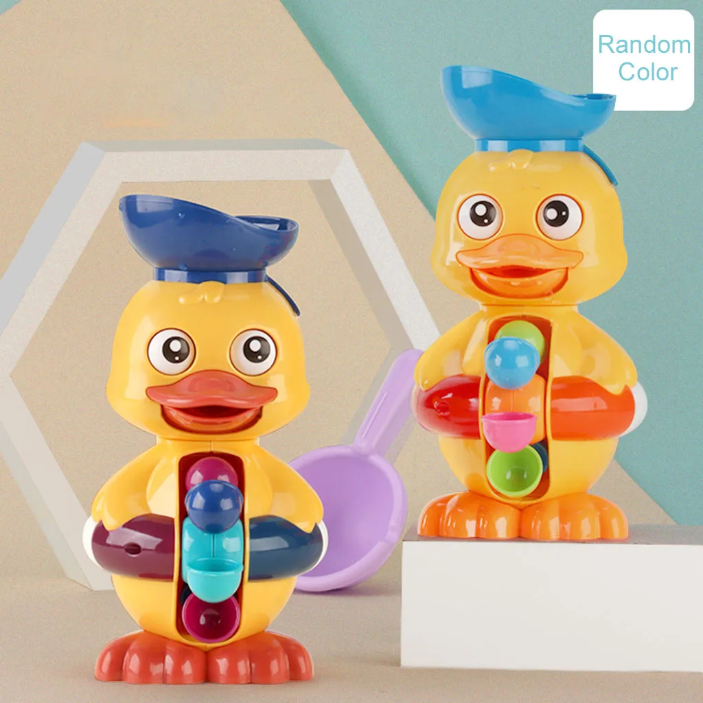 

Duck Waterwheel Bath Toys for Boys Girls Bathing Bathtub Beach Water Toys