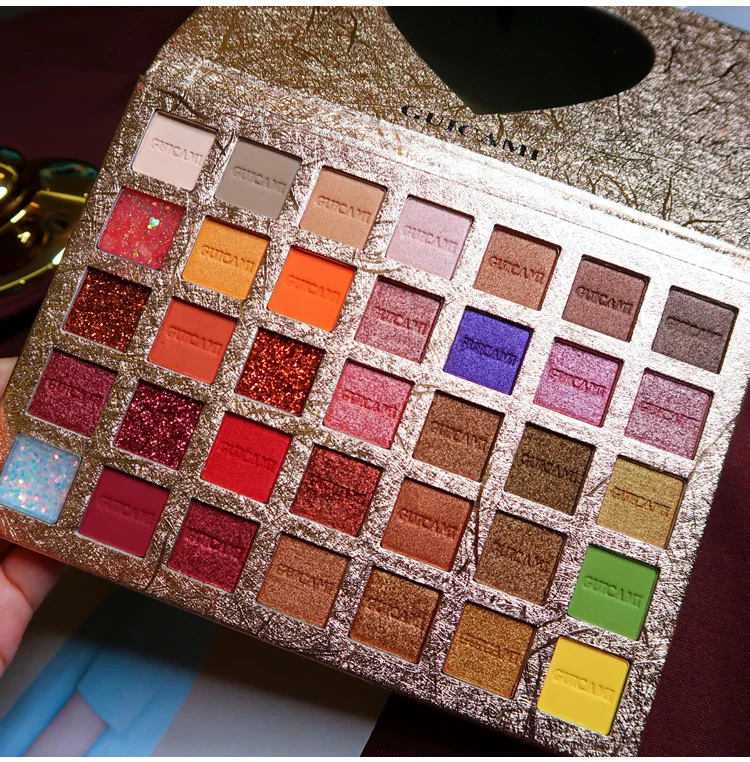 Косметика 35 цветов мерцающие матовые тени для век Палитра блестящие