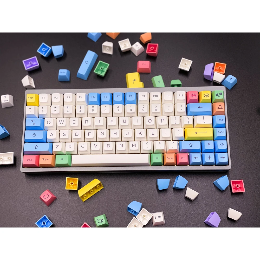 MP SA Chalk Colorway  Keycap SA PBT Dye-Subtion Keycaps SA Profile For Mechanical Gaming Keyboard