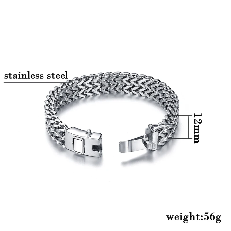 Классический модный браслет из нержавеющей стали для мужчин на заказ Будды 12 мм