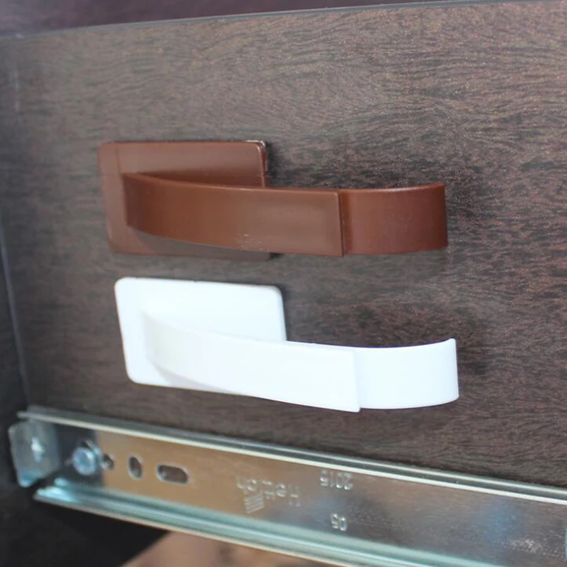 Невидимые замки для безопасности детей пластиковые ящиков 10 шт.|Замки и