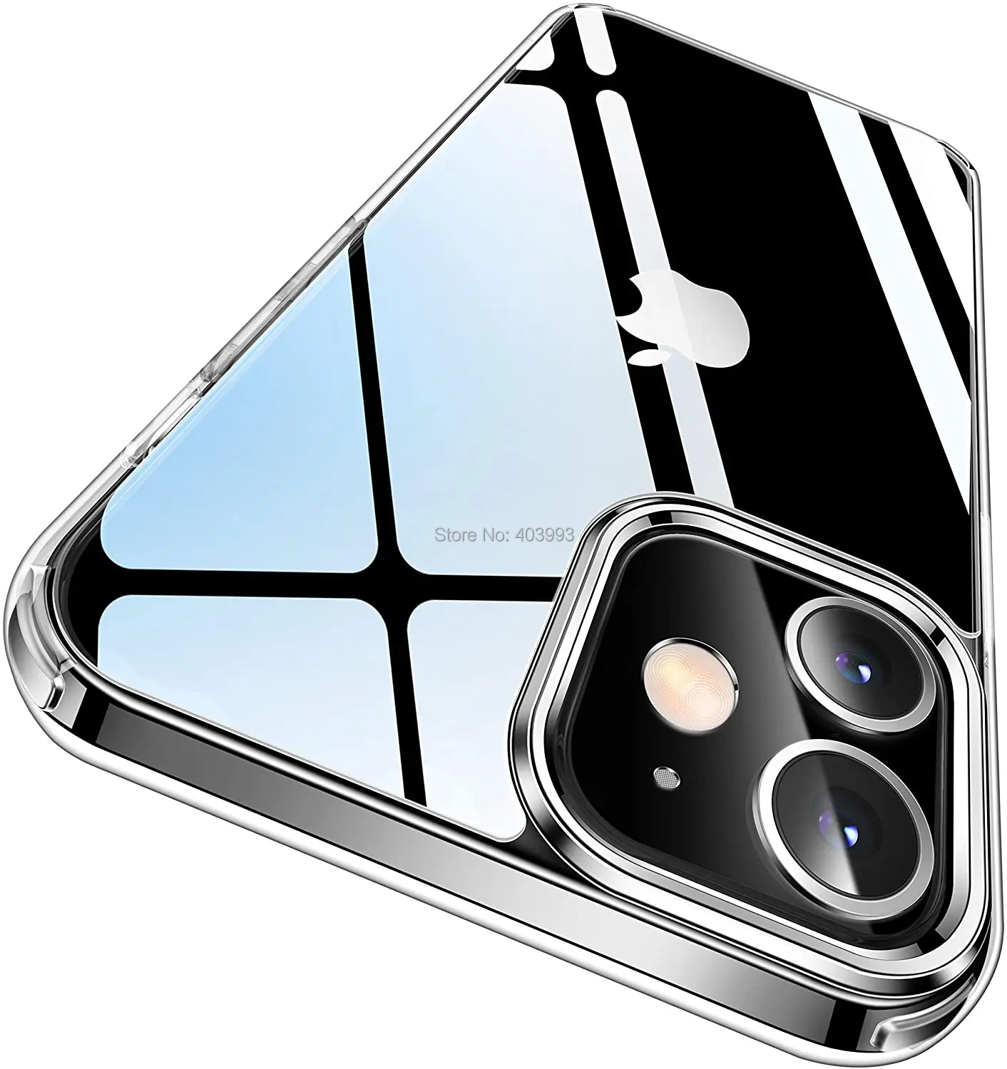 Чехол для iPhone 12 / Mini Pro Max прозрачный мягкий силиконовый высококачественный