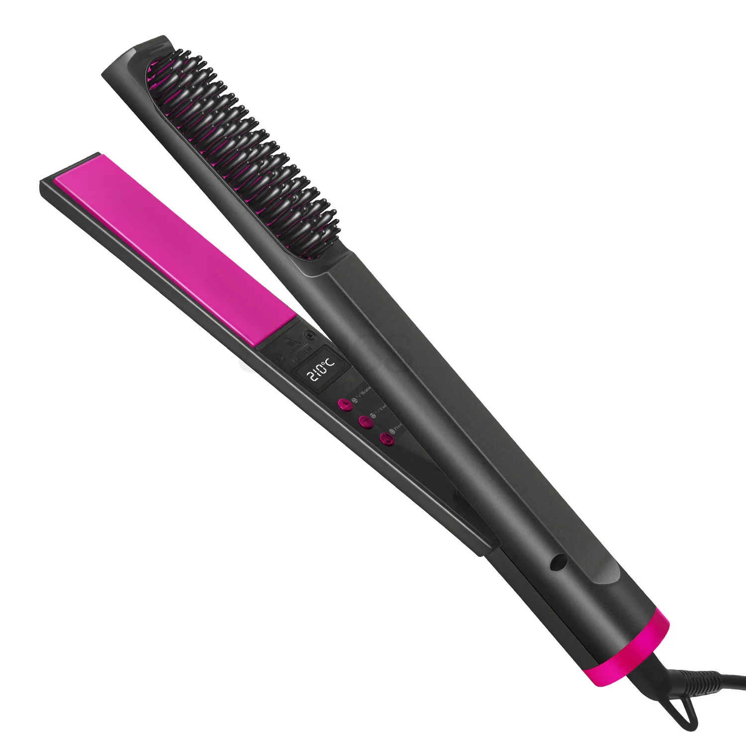 

Hair Straightener Professional Heating Curly Detangle Hair Comb Ion Hair Curlers Electric Splint Flat Iron Hair Care tyling Tool