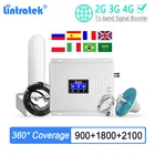 Lintratek усилитель сигнала LTE 4G интернет 360  покрытие UMTS 900 сотовый GSM усилитель DCS 1800 2100 2G 3G повторитель сигнала вызова