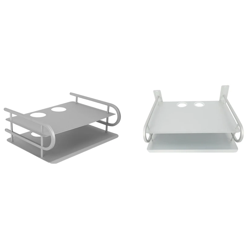 

Wireless Router Storage Organizer Container Boxes,TV Set Top Boxes Wall Mounting Support Rack Shelf Bracket