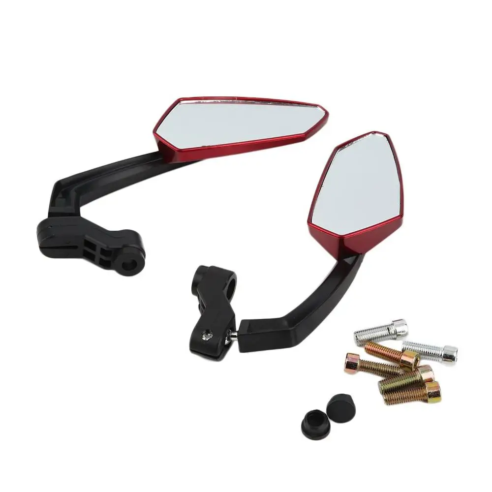 

Hot Sale Universal Motorcycle Aluminum Bar End Side Rearview Mirrors Three Colors