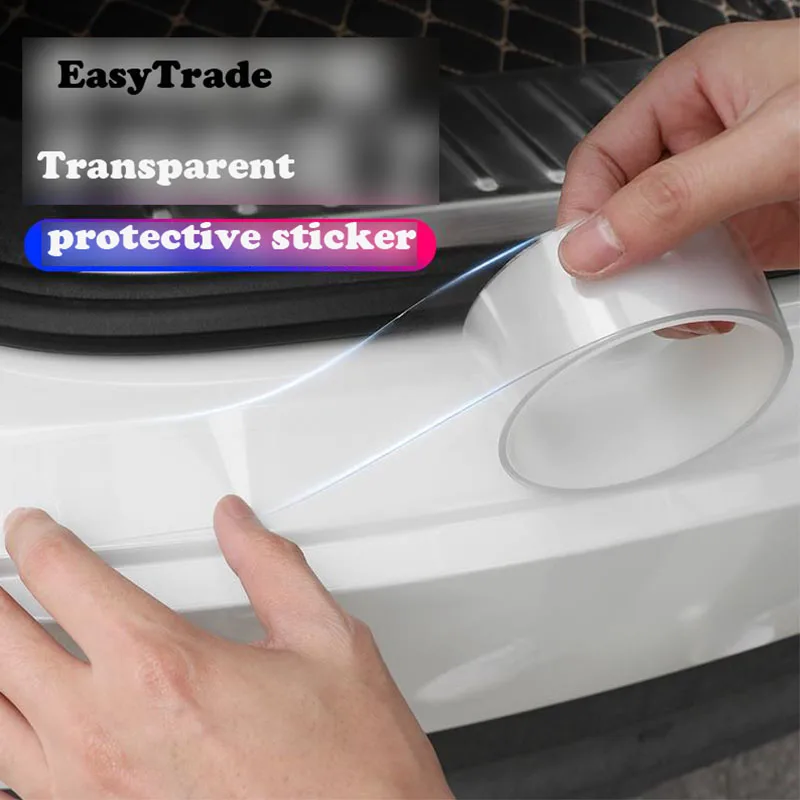 

For Trumpchi GAC GS8 2nd Gen 2022 2023 Transparent Car Door Sill Anti-scratch Auto Threshold Protection Strips Guard Sticker