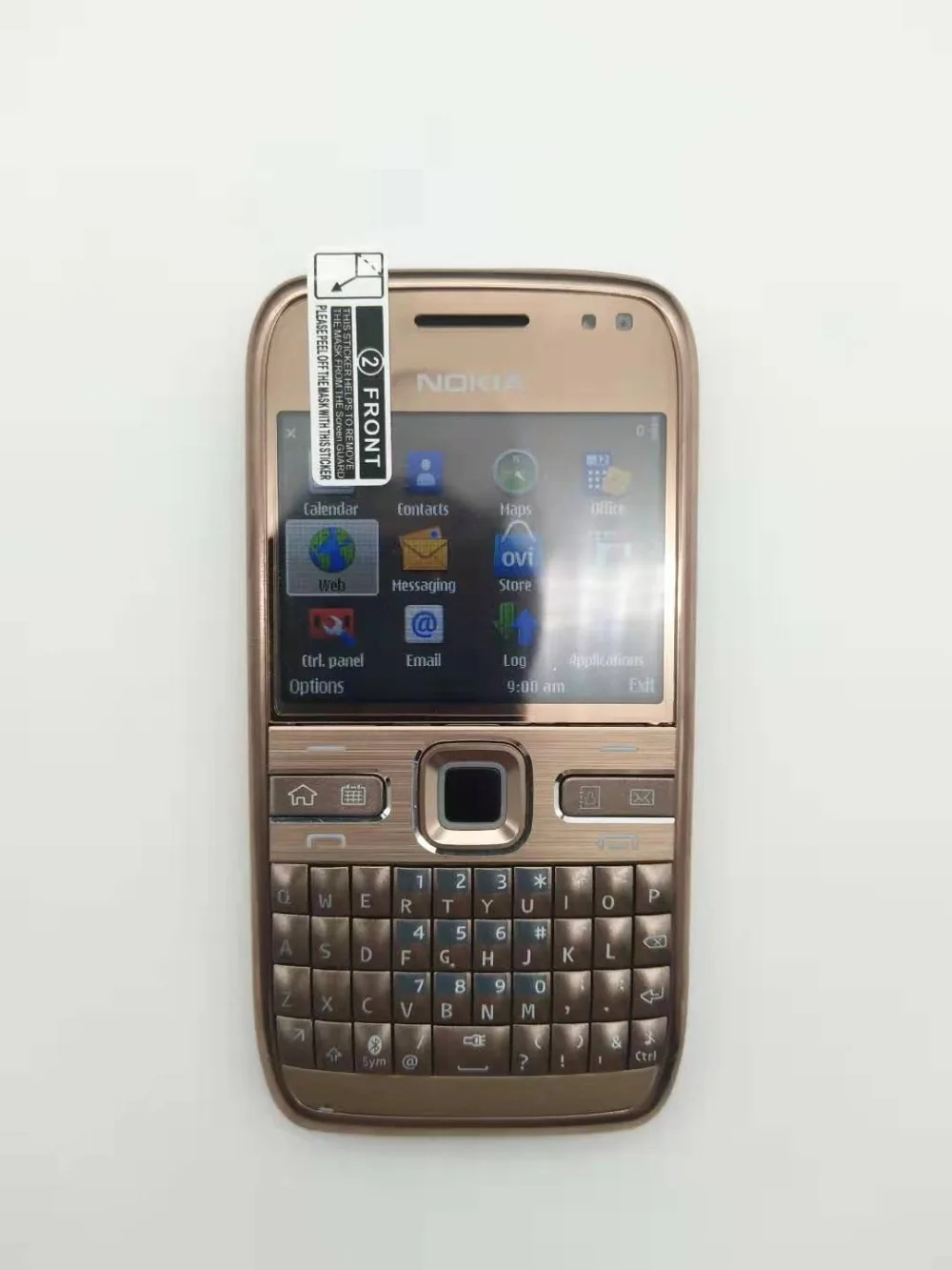 E72 Nokia E72 мобильный телефон 3g Wifi gps 5MP черный разблокированный E серия смартфон и один год гарантии отремонтированный