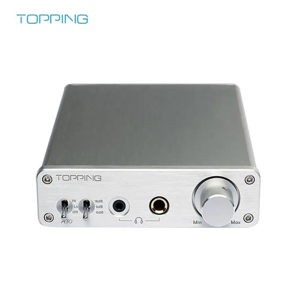 Topping A30 усилитель для наушников usb dsd tpa6120 чип hi fi настольный мини dac amp для 3,5 мм и 6,35 мм выход