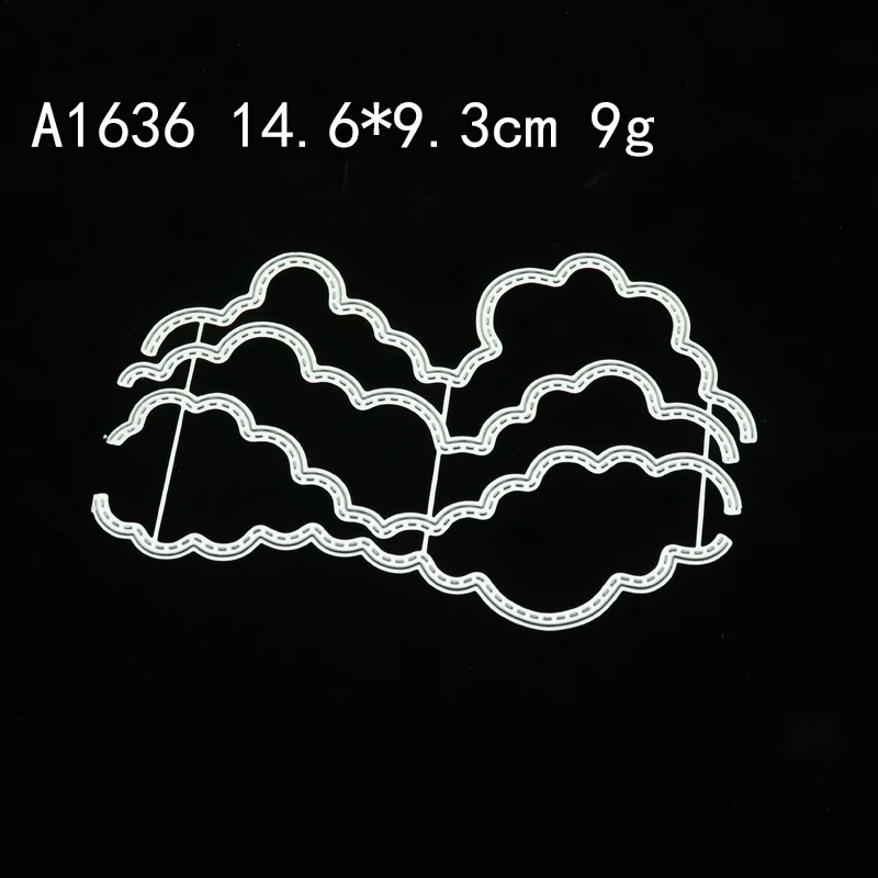 

JC Clouds Line Metal Cutting Dies for Scrapbooking Handmade Make Stencil Craft Mold Mould Model Decor Template 2020 New Design