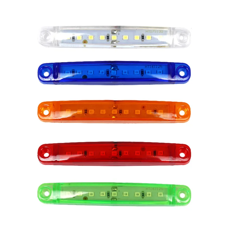 2 шт. боковые габаритные огни для грузовиков и прицепов 9 светодиодный 12 В 24 -