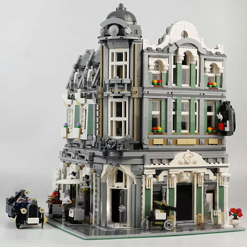 

Buildmoc City Buildings Classic House Architecture Toys Building Blocks MOC City Castle Street View Educational Kids Toys Gift
