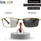 Фотохромные очки для чтения IENJOY, прогрессивные многофокальные очки для дальнозоркости, считыватель сисветильник, Диоптрии Для дальнозоркости 1,0 2,0