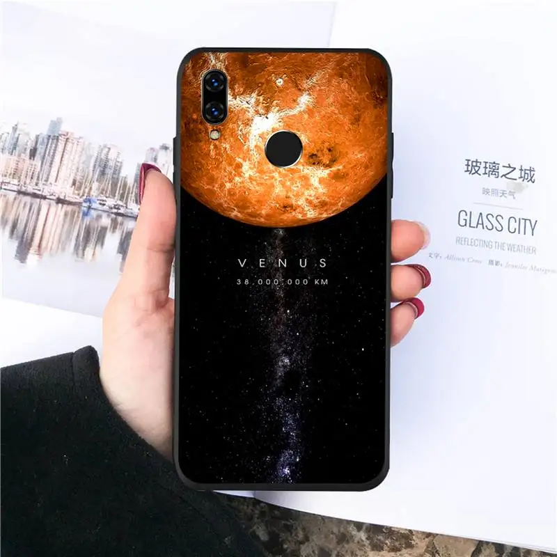 

Space Solar System Planets Earth Mars Phone Cases For Huawei honor Mate P 10 20 30 40 Pro 10i 9 10 20 8 x Lite funda coque