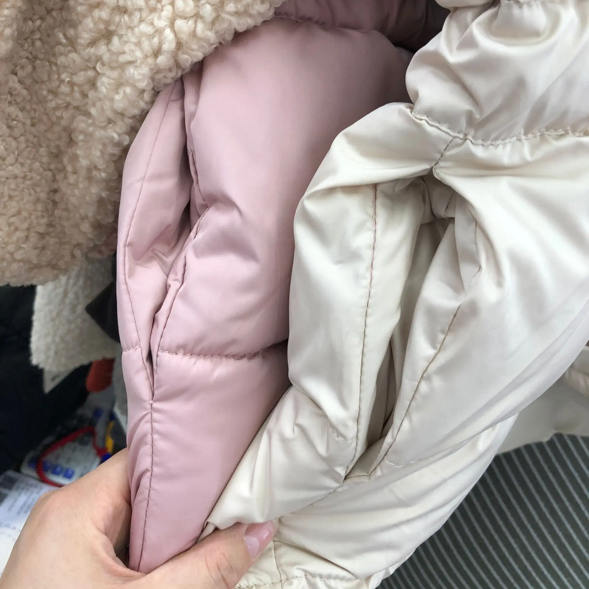 Neploe Femme Harajuku парка со стоячим воротником Зимняя Толстая теплая куртка для женщин из овечьей шерсти на молнии с кулиской хлопковое пальто 55109