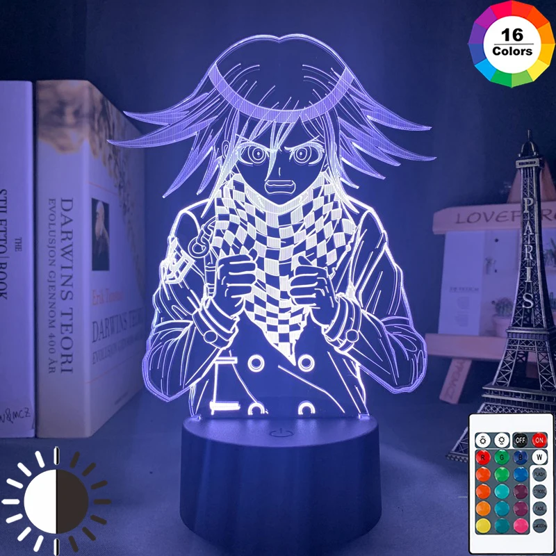 

Светодиодный ночсветильник в стиле аниме Danganronpa V3 Harmony Kokichi Oma для спальни, Декор, подарок для детей, 3d лампа для комнаты Kokichi Oma, прикроватная л...