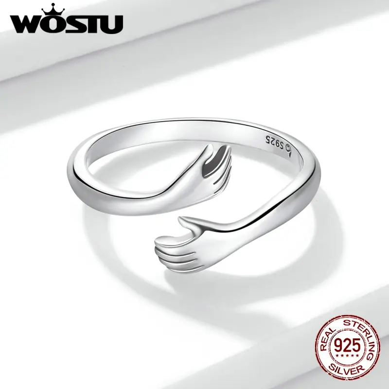 Кольцо женское из серебра 925 пробы регулируемое с фианитами | Украшения и