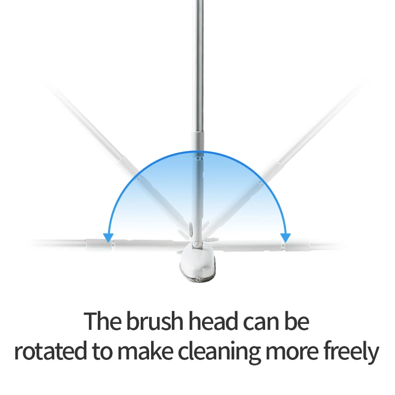 

Multifunction Window Brush Dust Removal Household Cleaning Tools 180Rotation Telescopic Flannel Brush Retractable Brush cleaner