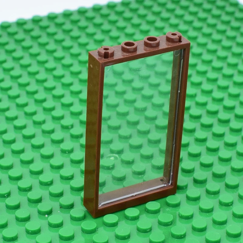 Конструктор STZHOU оконная дверь рама 1x4x6 строительные блоки MOC детали со стеклом