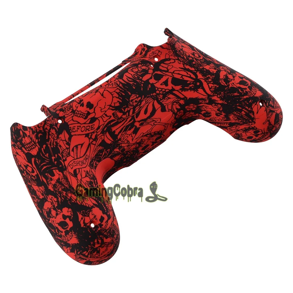 Демоны и монстров Soft Touch Нижняя оболочка запасная часть для Playstation 4 PS4 тонкий поляризационный фильтр Pro контроллер JDM-040 JDM-050 JDM-055