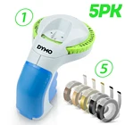 Ручной принтер для этикеток Dymo 12965, 9 мм, 3D тиснение, кассета для этикеток Dymo, устройство для изготовления этикеток 12965