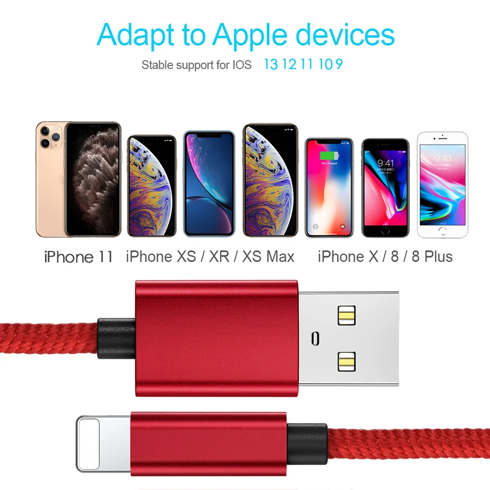 CHOETECH usb кабель для iPhone 11 Pro Max Xs Xr X 8 7 6 6s 5 5S plus ipad Pro кабели быстрой зарядки телефона зарядное устройство мобильного шнура данных