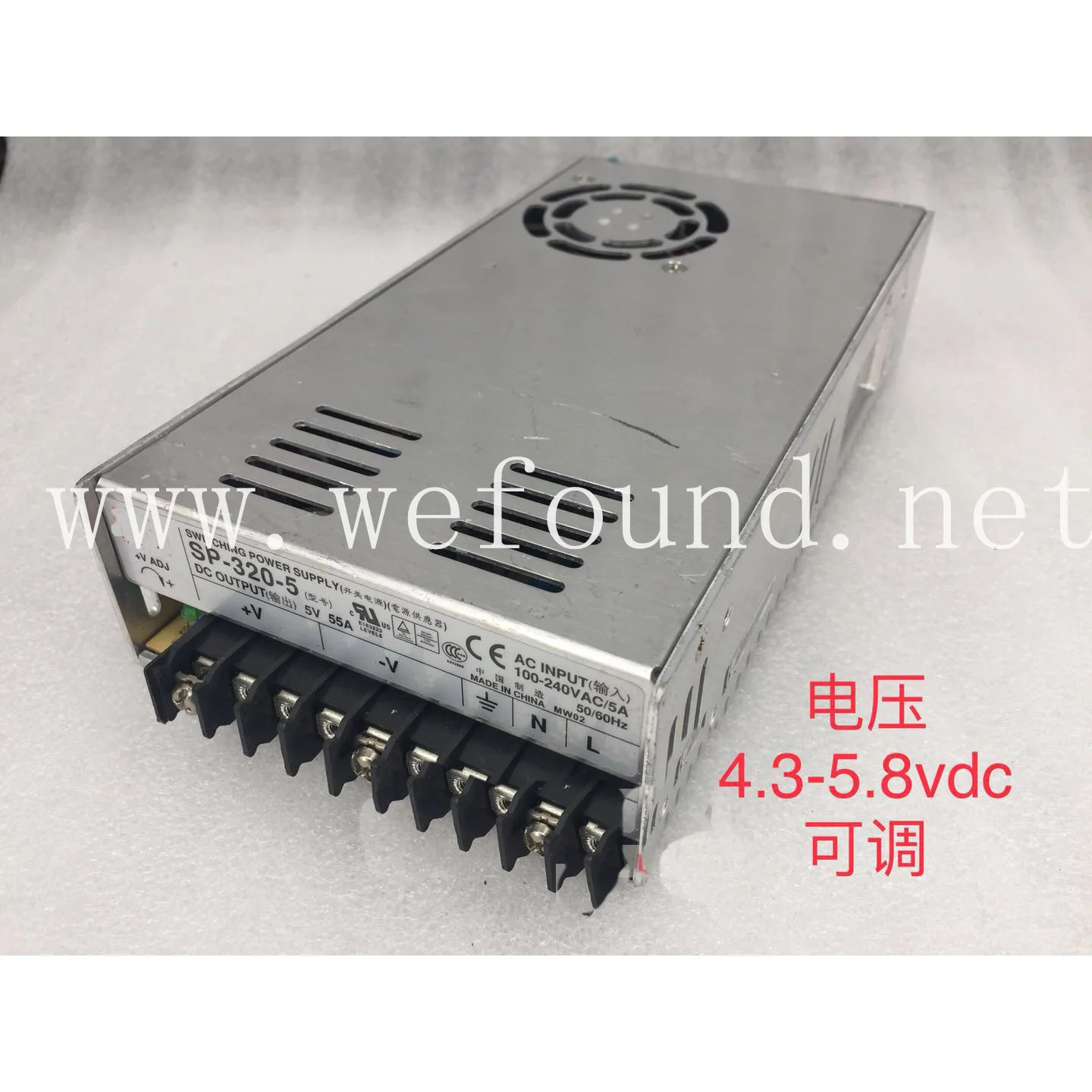 

Оригинальный телефон с одинарным выходом, Активный источник питания ФК, 275 Вт/5 В/55 А, 100% протестирован перед отправкой.