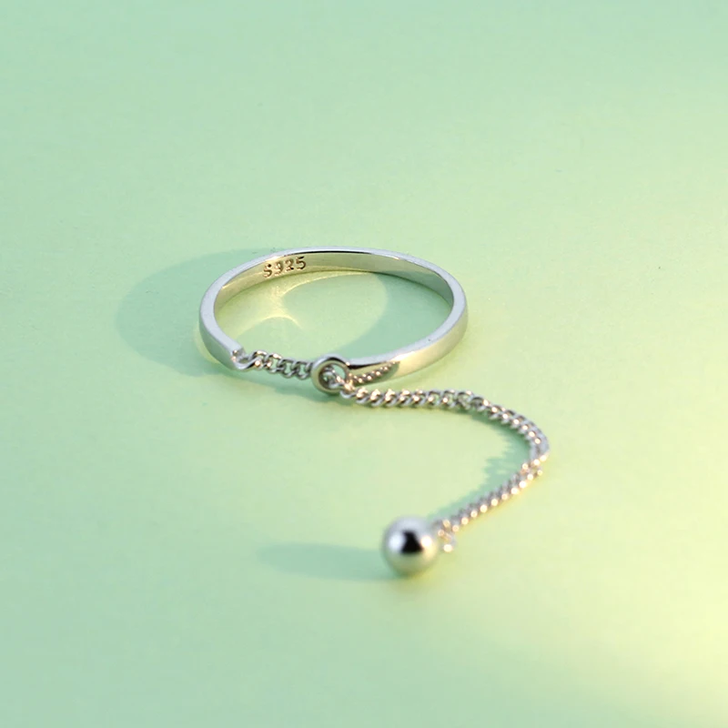 Кольцо женское из серебра 925 пробы с бусинами DA817 | Украшения и аксессуары