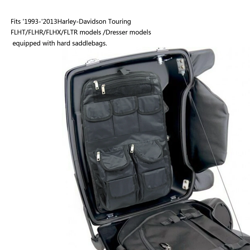 Чехол для мотоцикла Tour Pak с подкладкой и органайзером карман хранения сумка Harley