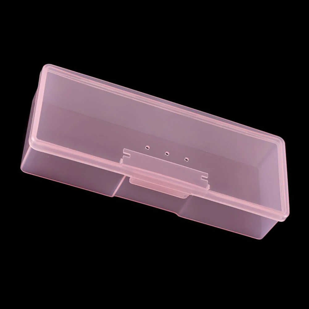 Прозрачный набор кистей для ногтей пластиковый контейнер органайзер чехол