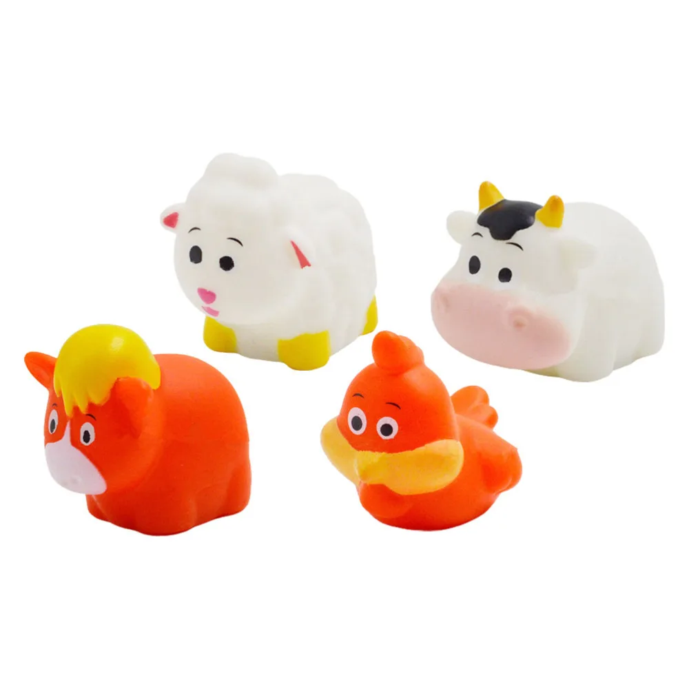 

4Pcs Baby Bath Toys Swimming Bathtub Toys Luminous Floating for Toddlers