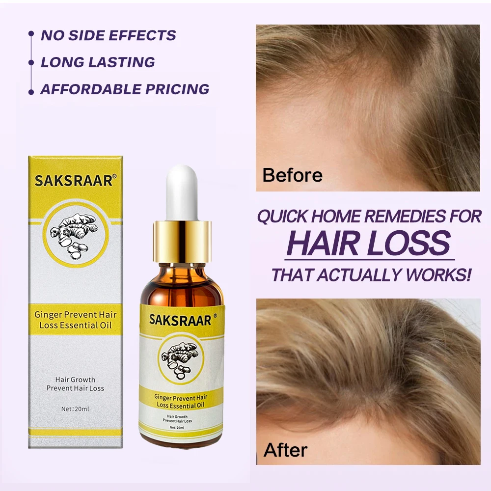 

Hair Growth Essential Oils Essence Prevent Hair Loss Health Hair Care Repair Baldness Anti-dropping Promote Hair Grow Serum