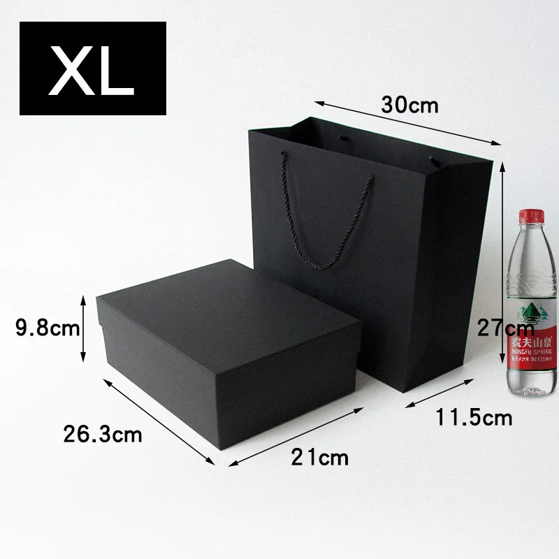 

1 Set Kraft Box Tote Bag Gift Packaging Boxes Birthday Wedding Baby Shower Christmas Gift Box Vintage High Quality DIY Supplies