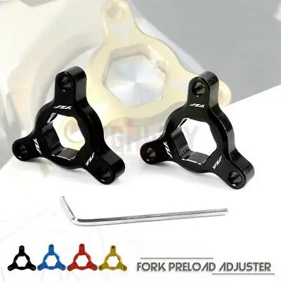 

14MM for YAMAHA FZ1 YZFR6 YZFR1 YZF-R1 YZF R1 R6 Motorcycle New CNC Alu Suspension Fork Preload Adjusters