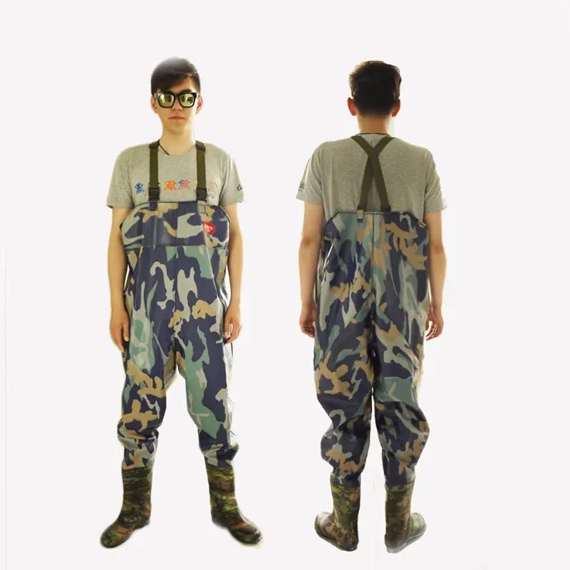 Комбинезон водонепроницаемый из ПВХ для мужчин и женщин прочный мягкий