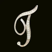 rshczy letter t cute brooch for women men rhinestones crystal silver color metal pins jewelry accessories christmas gift