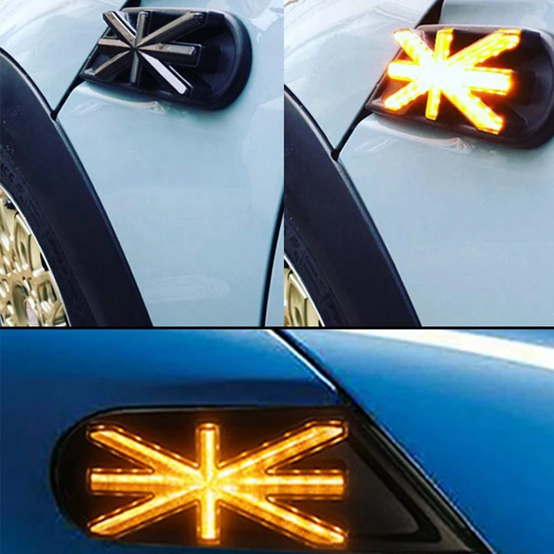 Для Mini Cooper R55 R56 R57 R58 R59 автомобильный динамический мигающий боковой маркер