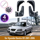 4 шт. Автомобильные Брызговики для Hyundai Elantra XD, 2001, 2002, 2003, 2004, 2005, 2006 Брызговики для плакирования, брызговики, брызговики, аксессуары