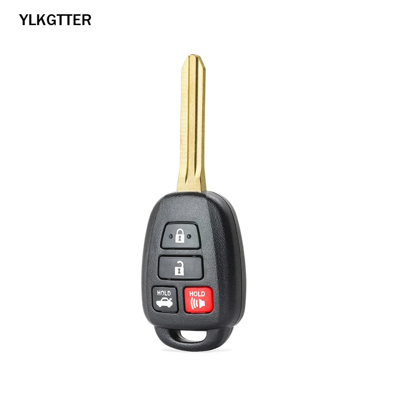 YLKGTTER 4 кнопки дистанционного ключа автомобиля для Toyota Prius C 2012-2016 Camry 2012-2014 ключ с