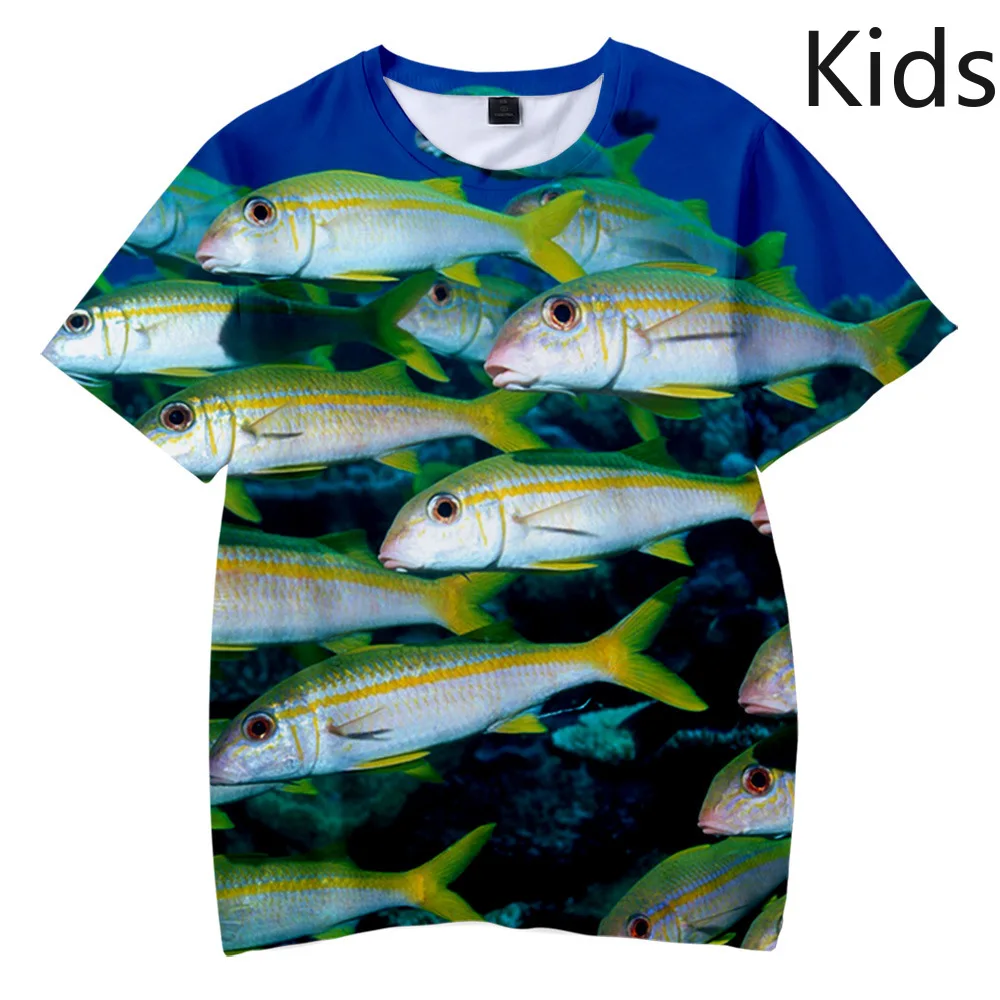 Футболка с 3d принтом для детей летняя футболка короткими рукавами топы милая