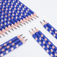 10pc groove triangle wooden pencil hb posture correction pencil school office stationery professional exam drawing pencil